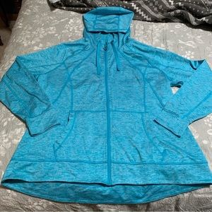 Turquoise workout jacket